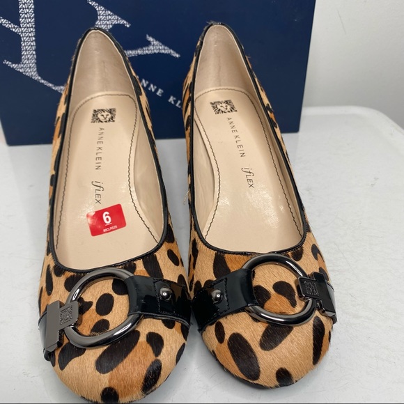 Anne Klein new animal print cow hair 6 - Picture 2 of 9